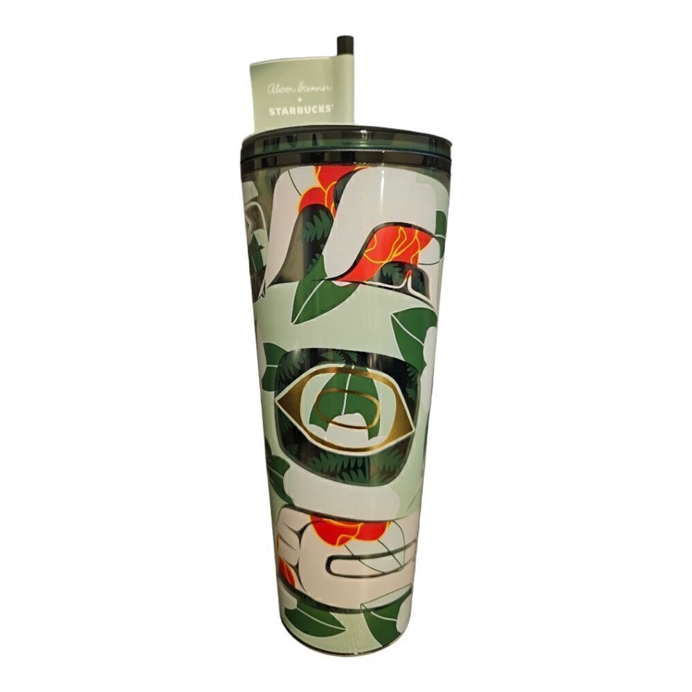 ⭐️NWT⭐️2024 STARBUCKS x Alison‎ Bremner Alaska Artist Venti Tumbler 24 Oz.